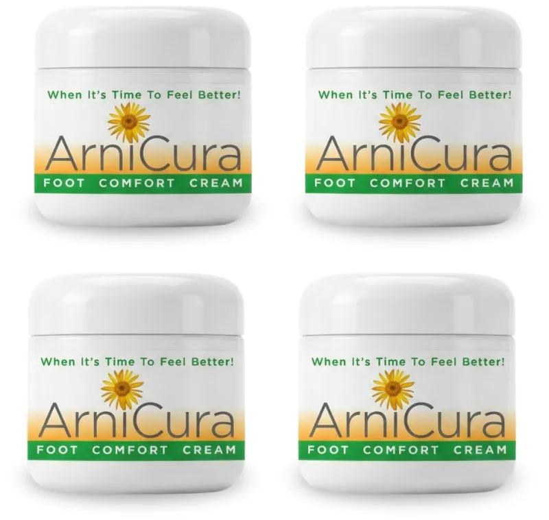 ArniCura Foot Comfort Cream — Best Value (4 Jars)